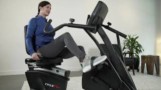 CyclePlus Recumbent Bike with Arm Exercise [upl. by Mead]