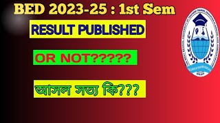 Bed 1st Sem result Published  Bsaeu [upl. by Eevets]