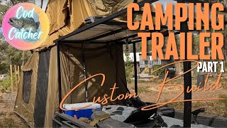 DIY Camping Trailer Build Frame amp Rooftop Tent with Annexe installed Part 1 [upl. by Suilmann43]