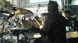 Pearl Artist Daniel ErlandssonArch Enemy Drum Cam Tuska 2011  I Am LegendOut For Blood [upl. by Kreager96]