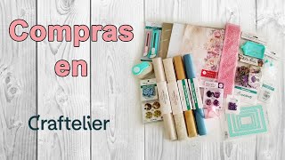 Haul craftelier Unboxing Craftelier Compras Craftelier Compras scrapbook y manualidades [upl. by Irrot18]