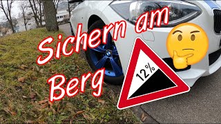 Fahrzeug sichern am Berg [upl. by Almeda]