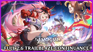 Full 26 Trailblaze Continuance Quest  Honkai Star Rail 26 [upl. by Grosvenor]