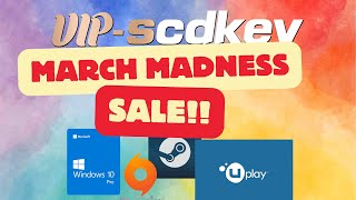 VIPSCDkey  March Madness Sale [upl. by Enyleve962]