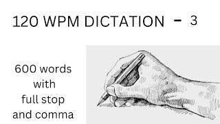 120 wpm dictation [upl. by Hedwig399]