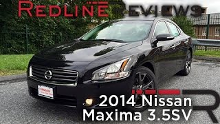 2014 Nissan Maxima 35SV Review Walkaround Exhaust amp Test Drive [upl. by Zetrauq]