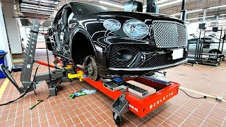 Bentley Bentayga on Celette XL bench with Universal Fixtures System Cameleon [upl. by Uzia242]