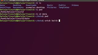 Perintah cd Linux [upl. by Teage]