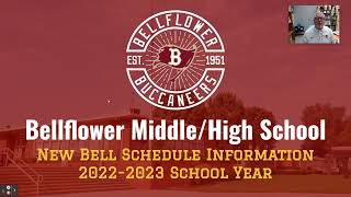 20222023 Bellflower High School  Welcome Back Introductory Video [upl. by Aguie]