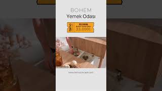 Bohem Yemek Odası  Kasım İndirimleri Temo Concept Kütahya [upl. by Ontine]