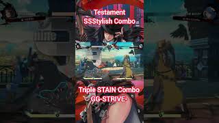 Guilty Gear STRIVE Testament SSStylish Combo guiltygear gbvsr granbluefantasy [upl. by Llertal]