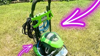 My Thoughts on GREENWORKS Pressure Washer [upl. by Kerred235]