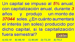 INTERÉS COMPUESTO  PROBLEMA RESUELTO [upl. by Jabez276]