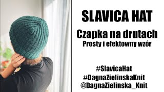 Slavica Hat Jak zrobić czapkę na drutach [upl. by Neenwahs]