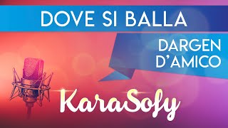 Dove si balla KARAOKE  Dargen DAmico karaoke Sanremo 2022 [upl. by Enerak938]