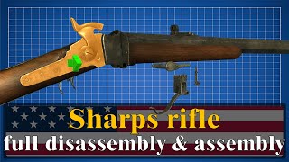 Sharps 1874 Buffalo rifle full disassembly amp assembly [upl. by Alauqahs]