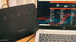 avxav R281ae router unlocking speed test modified firmware telephone port  external antenna [upl. by Hibbs]