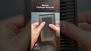 Une box hologramme illusion doptique facile à réaliser en print 3D ou avec du carton du bois etc [upl. by Festa114]