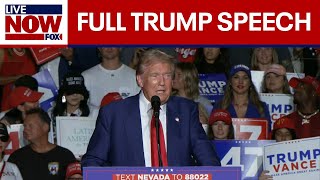 FULL SPEECH Trump holds rally in Las Vegas  LiveNOW from FOX [upl. by Heppman]