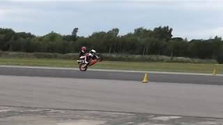 Tony Robinson 118MPH wheelie at 2018 world wheelie competition [upl. by Anastase]