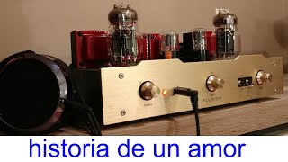 History of love customized 6C33CB SET dual mono integrated amp FLUXION A331 headphone amp [upl. by Gasper]