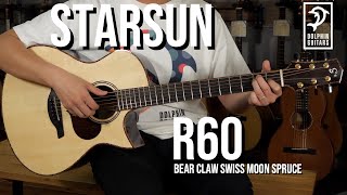 STARSUN R60 Bear Claw Swiss Moon Spruce  富山県のルシアー荻野裕嗣氏が監修、デザイナー藤尾しんじ氏がデザインを手がけたハイクオリティな一本 [upl. by Celina]