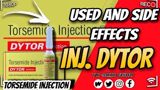 Injection DYTOR TORSEMIDE INJECTION USESE AND SIDE EFFECTSDYTOR MEDIVISHU [upl. by Dupre]