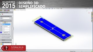 SolidWorks 2015  Crank arm [upl. by Berkshire130]