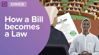 How A Bill Becomes A Law  Class 8  Civics  Learn With BYJUS [upl. by Concordia]