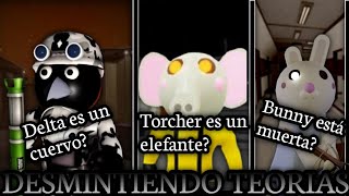 DESMINTIENDO TEORIAS DE PIGGY PARTE 2  XAVIblox [upl. by Arimak]