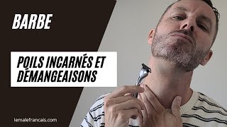 Poils incarnés dans la barbe  Les solutions pour ne plus en avoir [upl. by Ailimaj206]