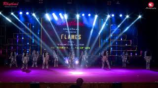 Western Dance Vibes 💃  Live Performance  Rhythms  FLAME 2024  Sanjaynagar [upl. by Cahilly]