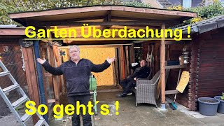 ÜberdachungSitzecke so viel Geld sparen TIP [upl. by Marley]