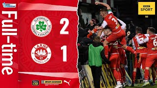 HIGHLIGHTS  Cliftonville 21 Larne [upl. by Odelinda198]