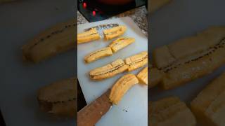 Learning how to make Puerto Rican plantains for the first time food cooking foodie [upl. by Halueb]