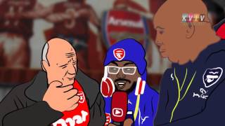 TY says be positive Claude gets angry Arsenal Fan TV spoof [upl. by Ajay]