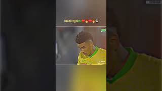 Brazil 2gol🇧🇷🇧🇷😇😇❤️‍🔥❤️‍🔥❤️‍🔥👻👻👿😎brazil football foryou video [upl. by Naelcm]