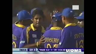 CHAMINDA VAAS 156 VS INDIA  AHMEDABAD IN 2005 [upl. by Noimad]