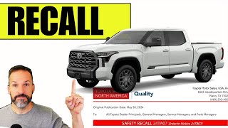 98600 RECALLED 20222023 Toyota Tundra Engine Failure THIS IS HUGE [upl. by Ecinue2]