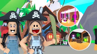 Roblox  DECOREI A NOVA CASA PIRATA Adopt Me [upl. by Elleira968]