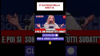 ⚪GIORGIA MELONI SCATENATA SUL PALCO IN LIGURIA AMMUTOLISCE LA SINISTRA quotE INVECEquot [upl. by Aimehs]