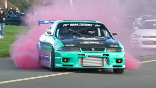 BEST OF Burnouts amp Powerslides 2022  650HP M3 LaFerrari Skyline R33 2000HP GTR Huracan STO [upl. by Savill]