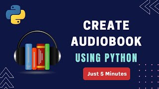 How To Create an Audiobook From PDF using Python in Just 5 Minute  CoderPros [upl. by Mayne]