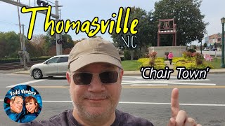 Thomasville NC  Also known as Chair Town and a major hub for furniture manufacturing in the US [upl. by Adnouqal163]