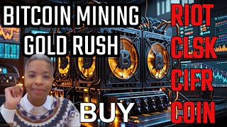 Top Bitcoin Mining Stock Analysis RIOT CLSK CIFR COIN [upl. by Saravat]