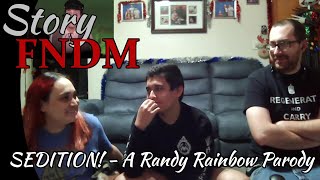 Reaction SEDITION  A Randy Rainbow Song Parody [upl. by Llerrod]