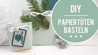 Tüten basteln aus Papier  DIY [upl. by Ennaid778]