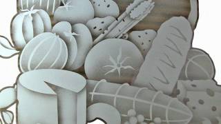 Sandblast Effects Etched Frosted Carved Glass by Sans Soucie [upl. by Evania]