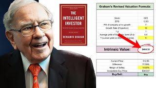 How To Find the Intrinsic Value of a Stock like Benjamin Graham The Intelligent Investor [upl. by Charpentier598]