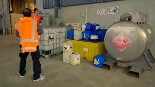 Chemical Handling and Spill Management  Safety n Action [upl. by Peih989]